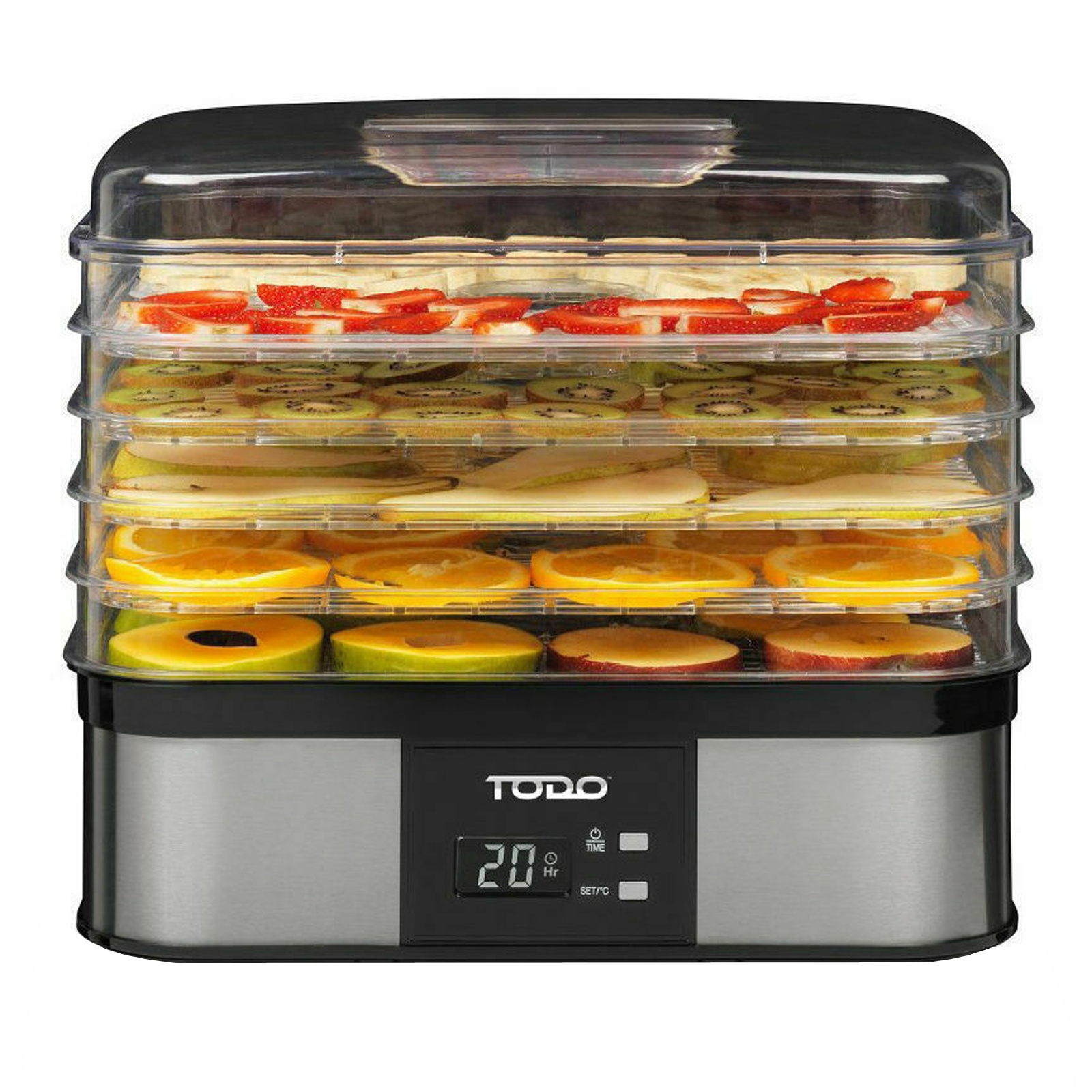 TEMU 250w Stainless Steel Food Dehydrator Dryer Jerky Maker