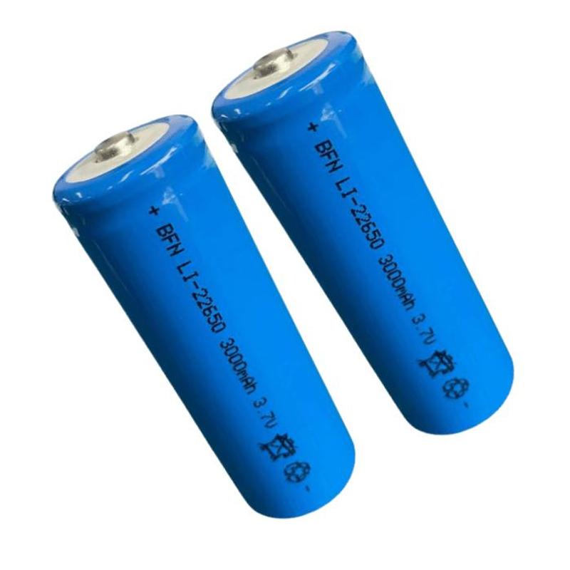 TEMU [2 Pack] 22650 3.7v 3000mah Li-ion Rechargeable Batteries