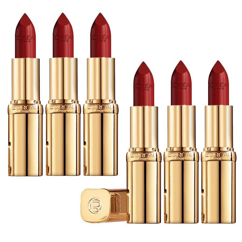 6 L'Oreal Paris Color Riche Satin Lipstick 124 If You Please