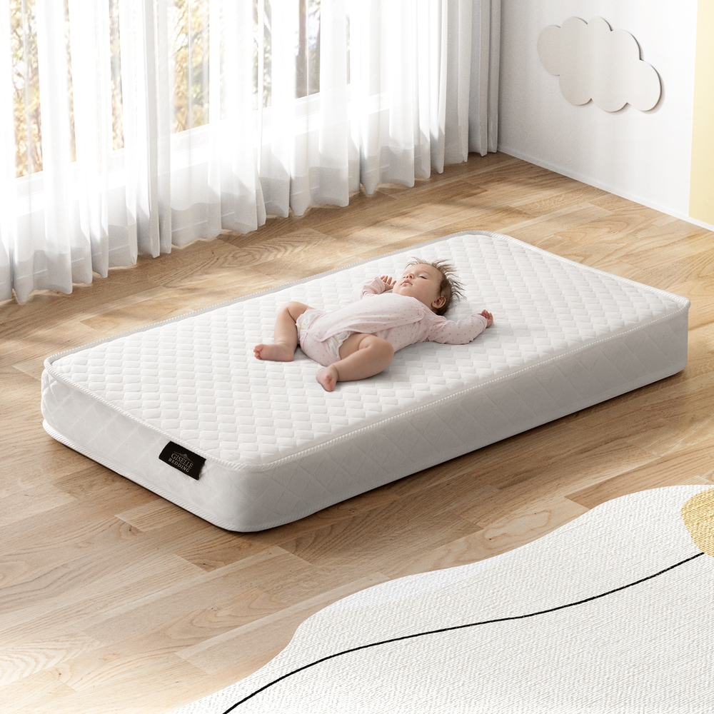 TEMU Baby Cot Mattress Portable Crib Bed Breathable