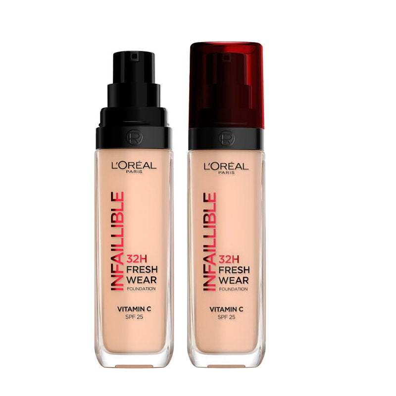 L'Oreal Paris Infallible 32H Fresh Wear Foundation SPF 25 30ml 145 Cool Rose