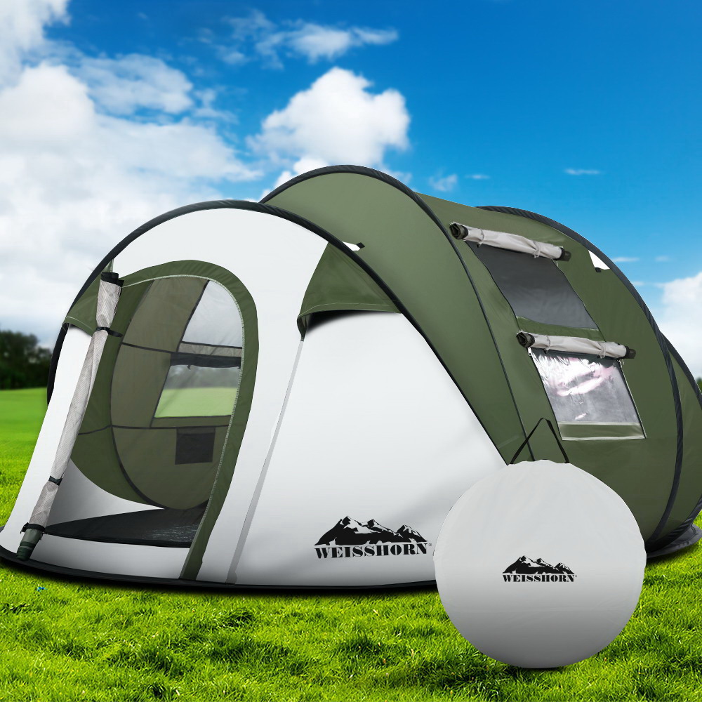 TEMU Weisshorn Instant Pop Up Camping Tent 4-5 Person Outdoor Hiking Tents Dome