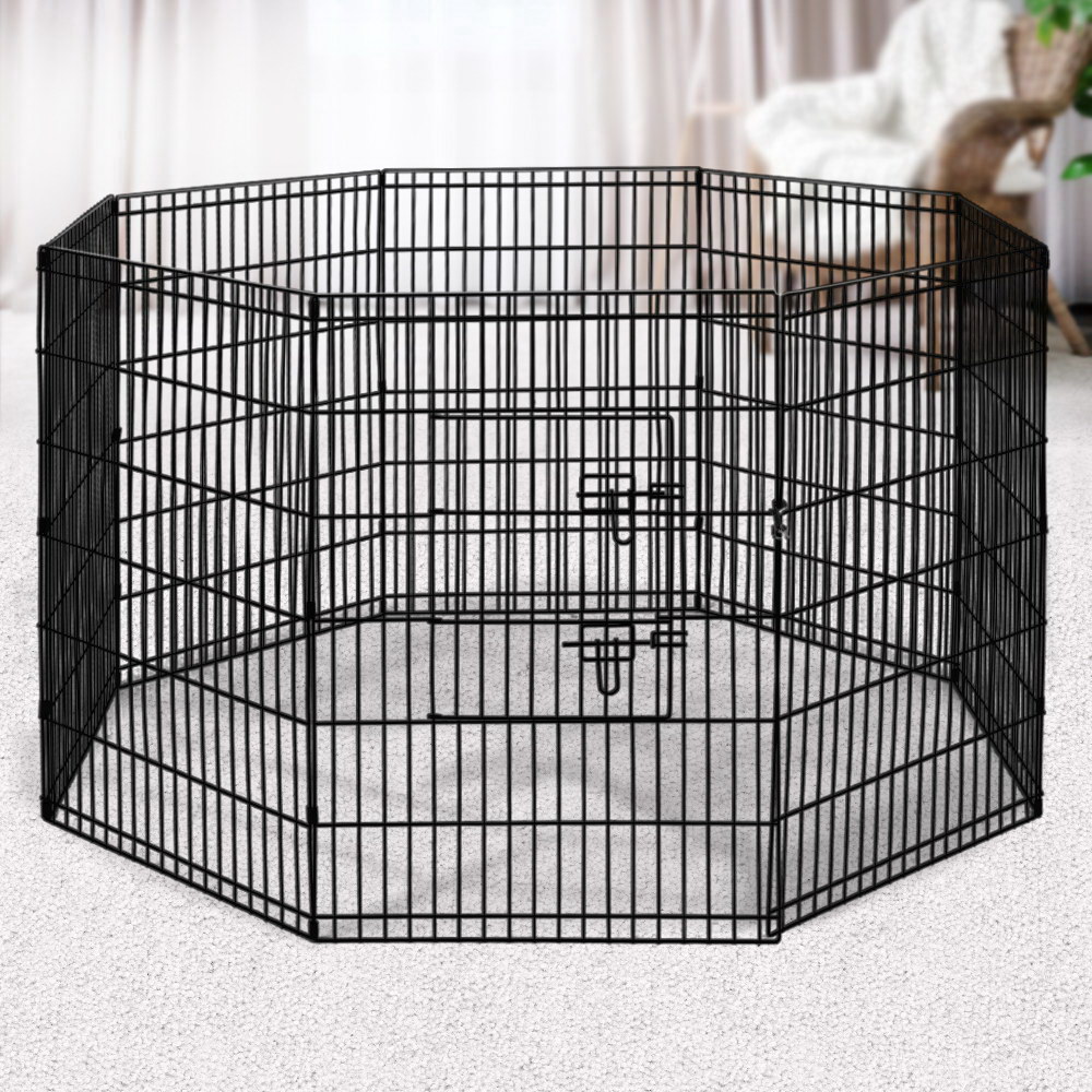 TEMU I.pet 36" 8 Panel Dog Playpen Pet Fence Exercise Cage Enclosure Play Pen