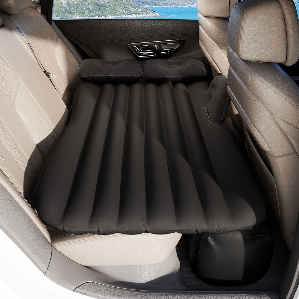 TEMU Car Mattress 134x78 Inflatable Back Seat Suv Camping Travel Bed Black