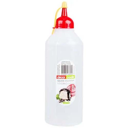 2 2l 1l each cook plastic sauce squeeze bottle dispenser ideal for oils