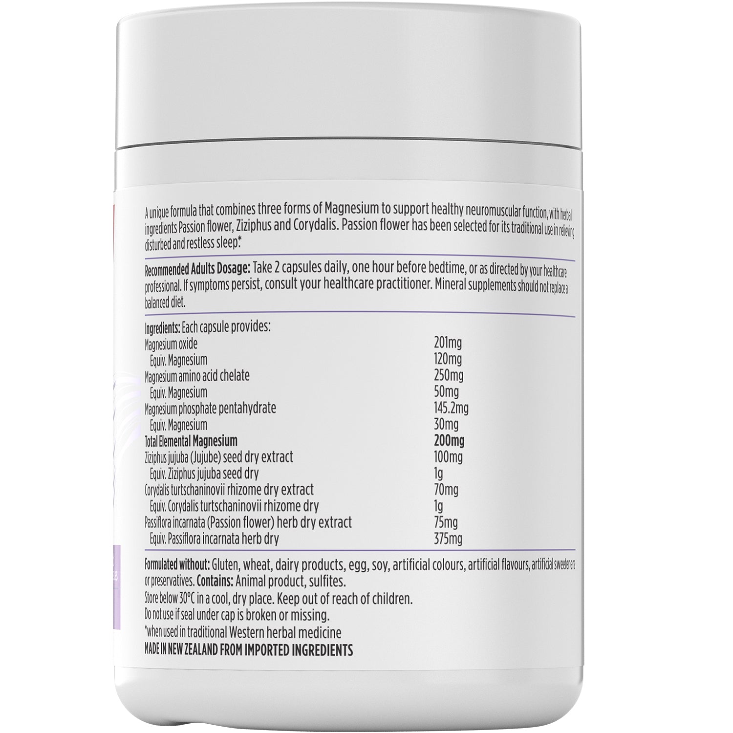 NUTRALIFE MAGNESIUM SLEEP 120caps