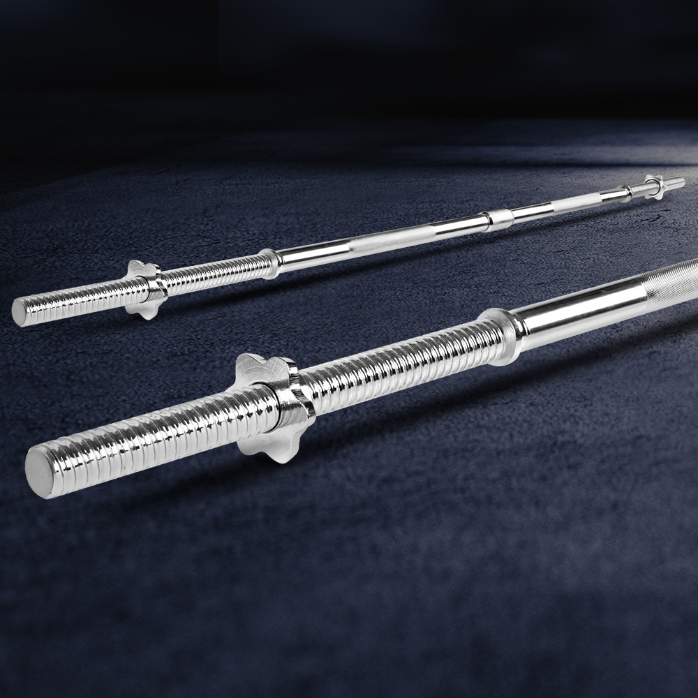 TEMU Everfit 5.5ft Barbell Bar Fitness Weight Plates Dumbbells Row