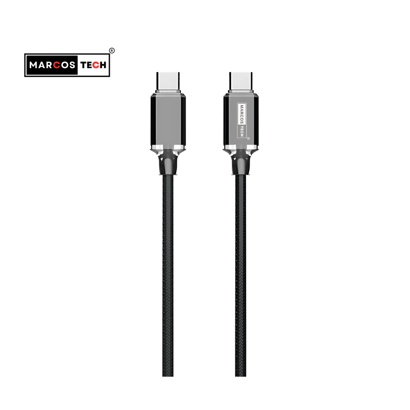 MARCOS TECH Turbo Core 100W USB-C Cable - Fast Charging TPE Braided Cord
