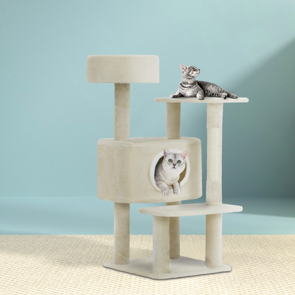 TEMU I.pet Cat Tree 90cm Scratching Scratcher Wood Condo House Bed Trees