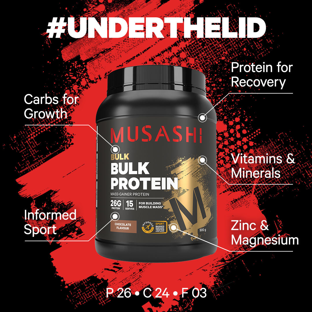 Musashi Bulk Protein Chocolate Milkshake 2kg