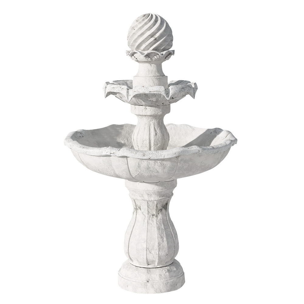   solar fountain water feature pump kit bird bath outdoor indoor ivory Product details 1
