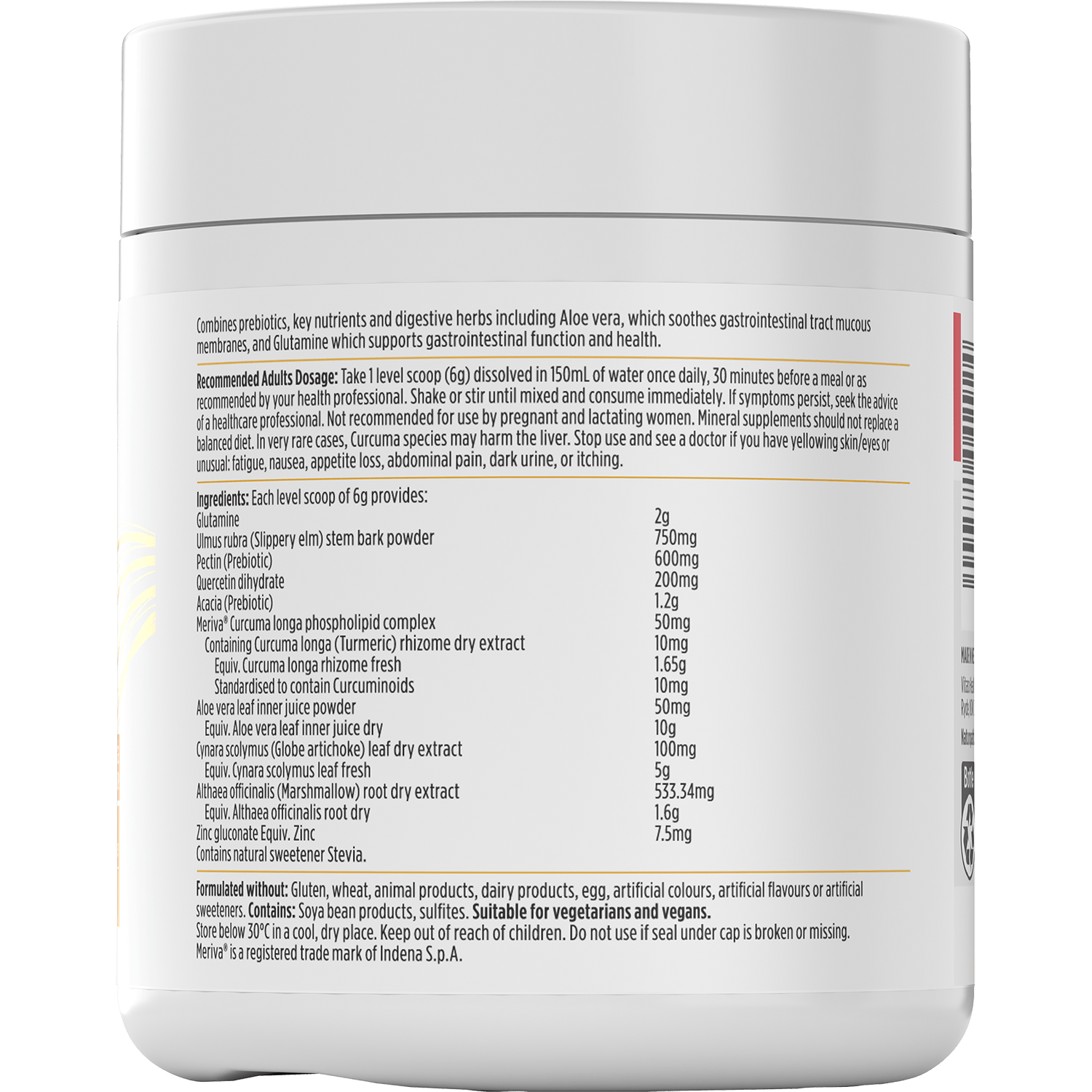 NUTRALIFE GUT RELIEF MANGO 180g