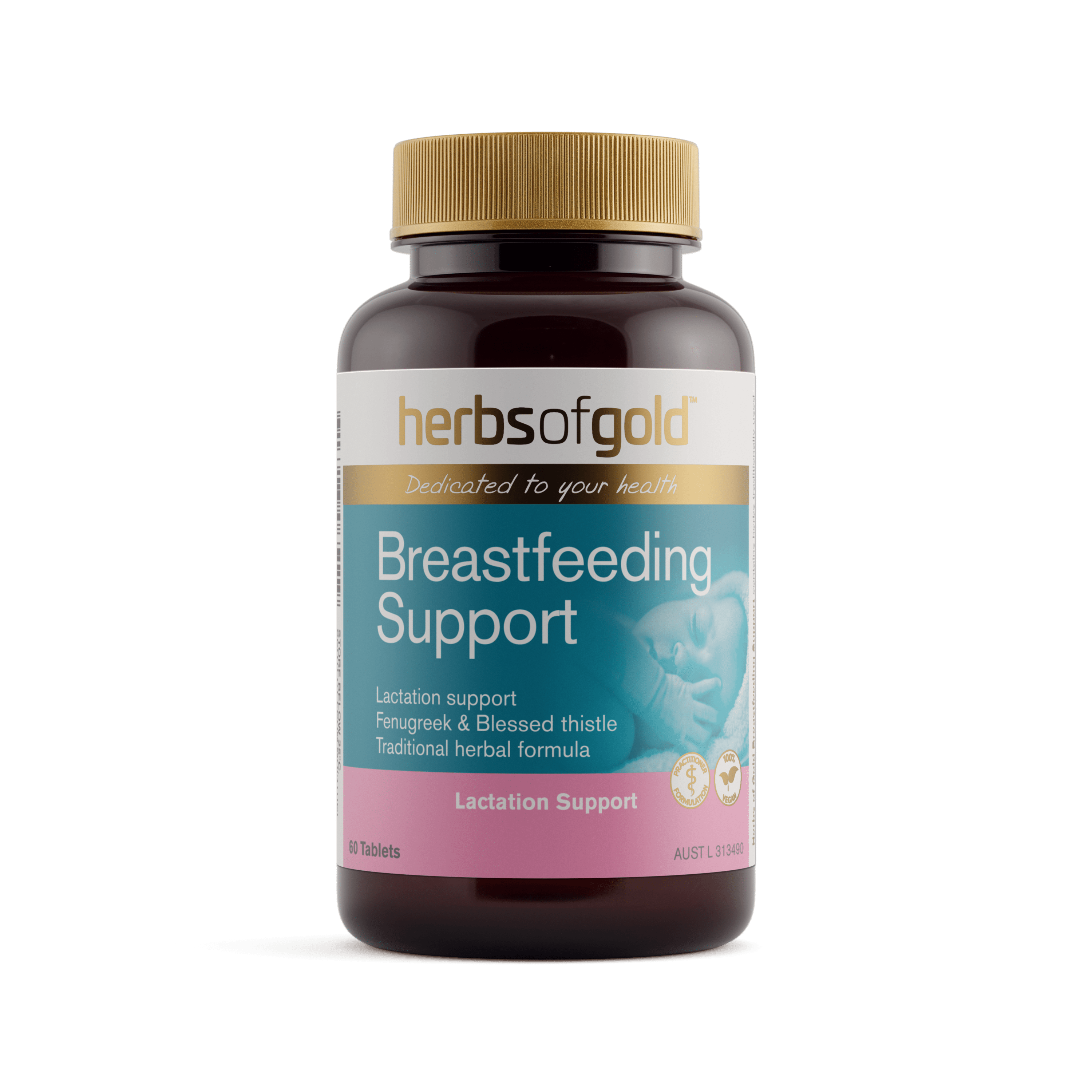 Herbs of Gold Breastfeeding Support 60 Tablets