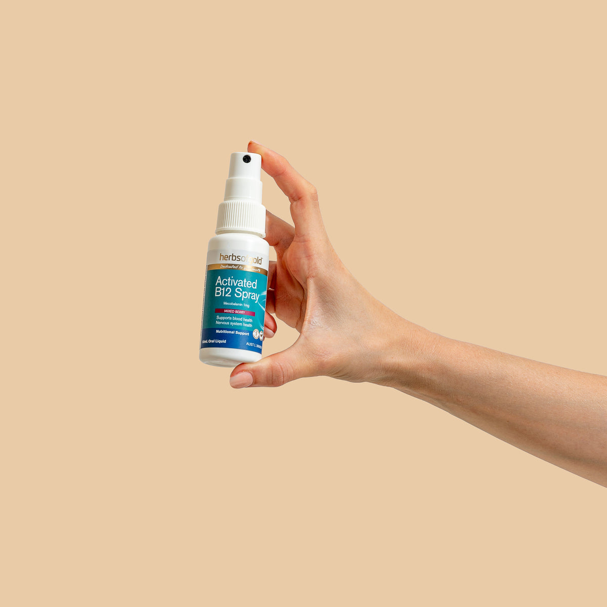 Herbs of Gold Activated B12 Spray 50mL