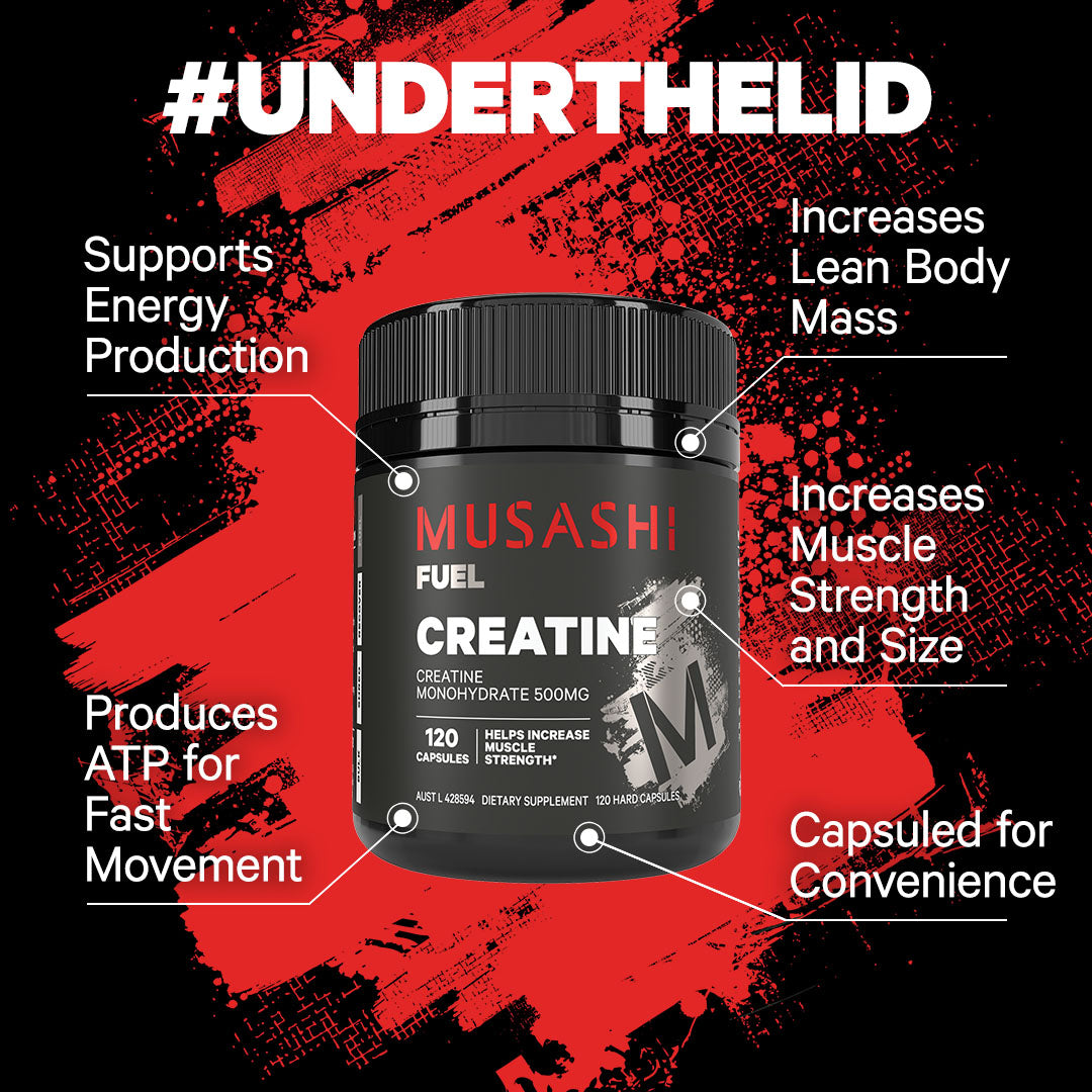 Musashi Creatine 120 Capsules