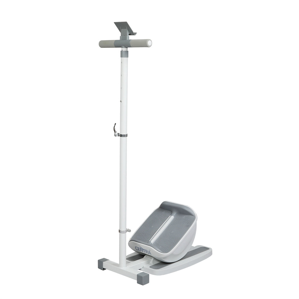 Centra Adjustable Slant Board Calf Stretcher with Handle & Phone Holder, Non-Slip Leg Stretch Board, Portable Home Fitness Stretching Equipment, 250kg Load – White - Image 3