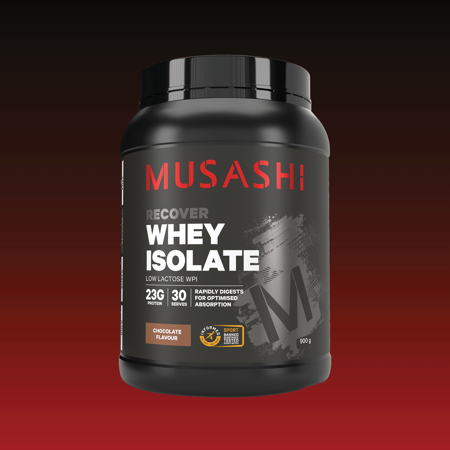 Musashi Whey Protein Isolate WPI Chocolate Musashi 900g