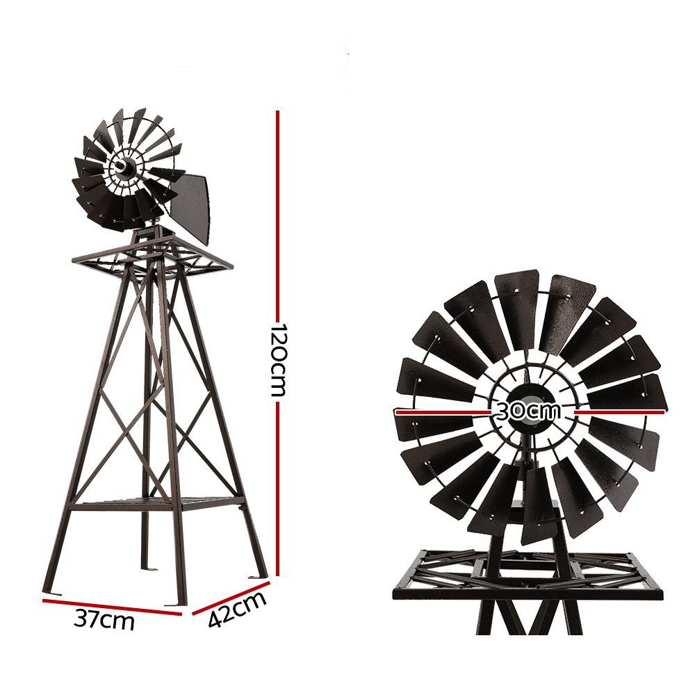   garden windmill 120cm metal ornaments outdoor decor ornamental   Product details 5