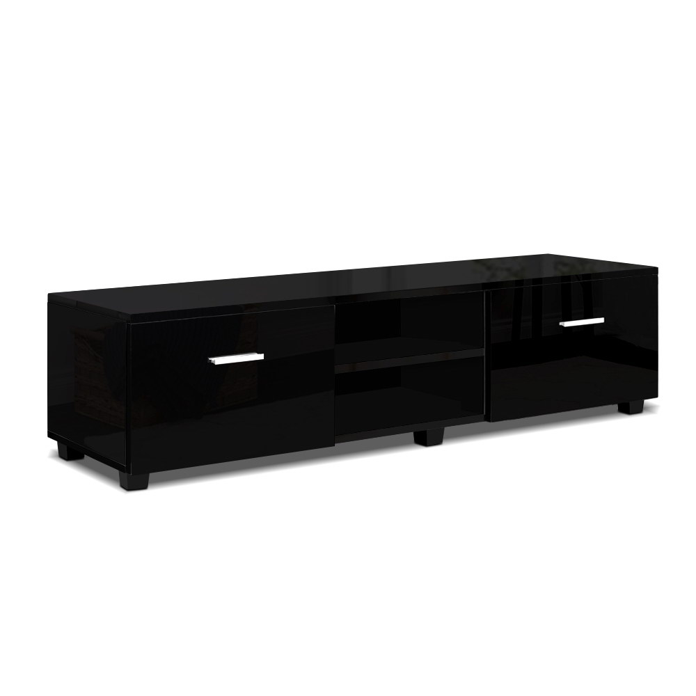   entertainment unit tv cabinet 140  high gloss storage shelf jim Product details 1