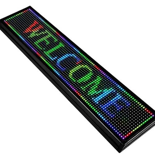 led scrolling sign 40 x 8 wi fi 96x16 pixels 7 color display 44 display effects smd waterproof ip44