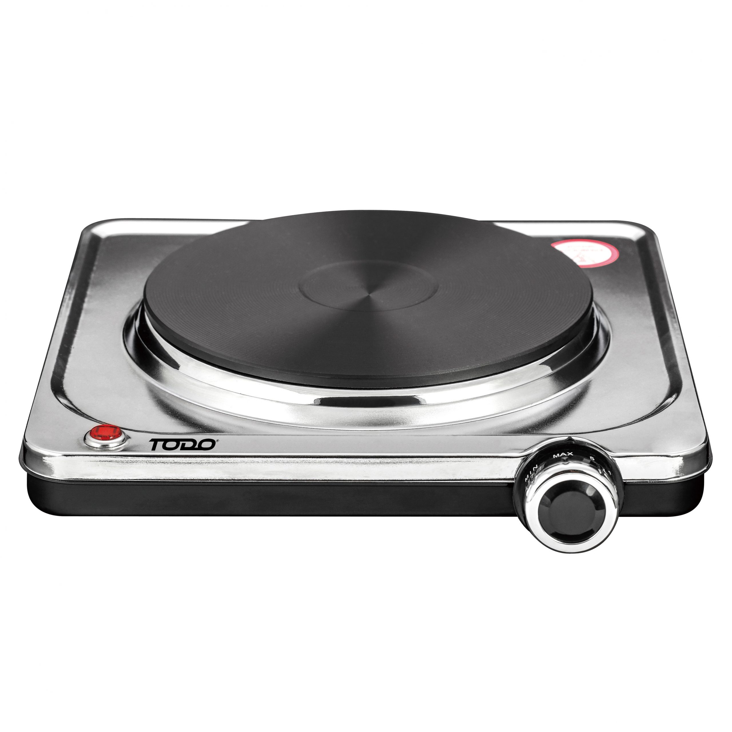 TEMU Todo 1500w Portable Electric Cooktop Single Stainless Steel