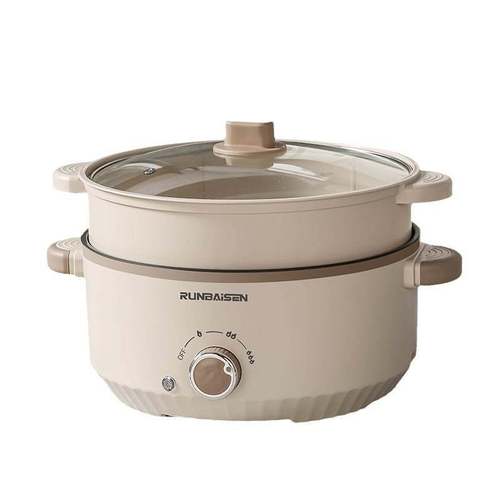 multifunction electric steamer and cooker or fryer wok or hot pot 28 cm
