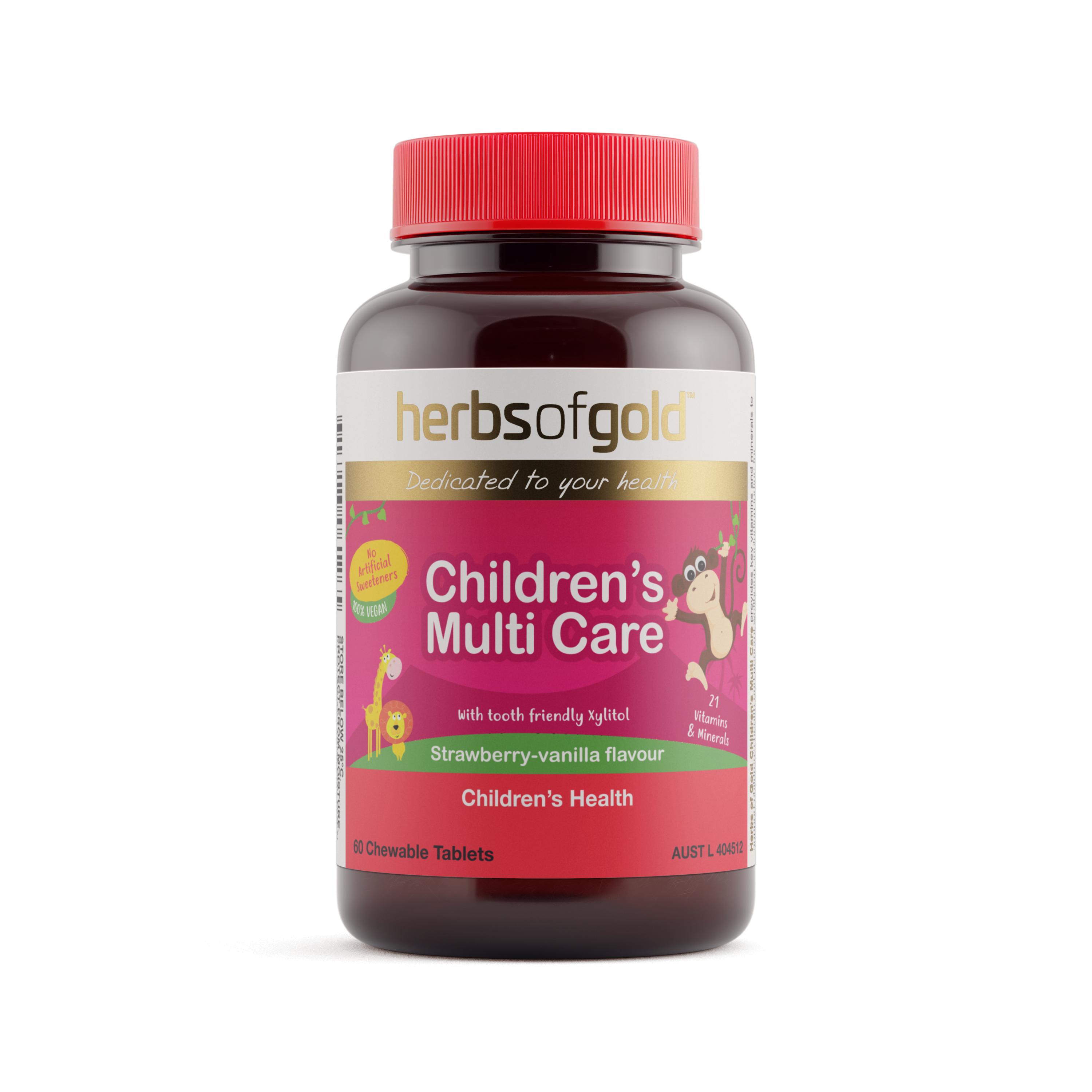 Herbs of Gold Children's Multi Care 60 Tablets