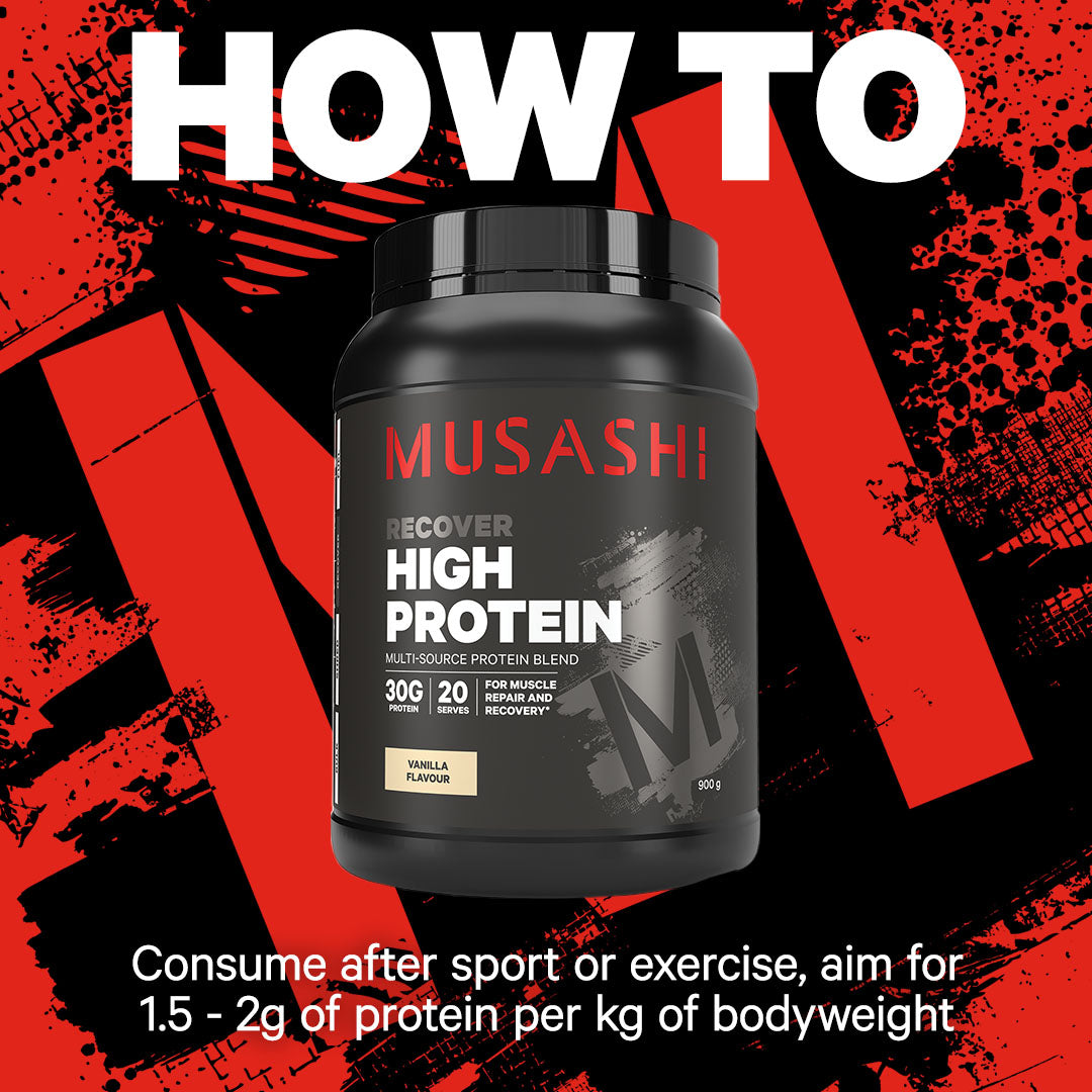 Musashi High Protein Chocolate Milkshake 900g