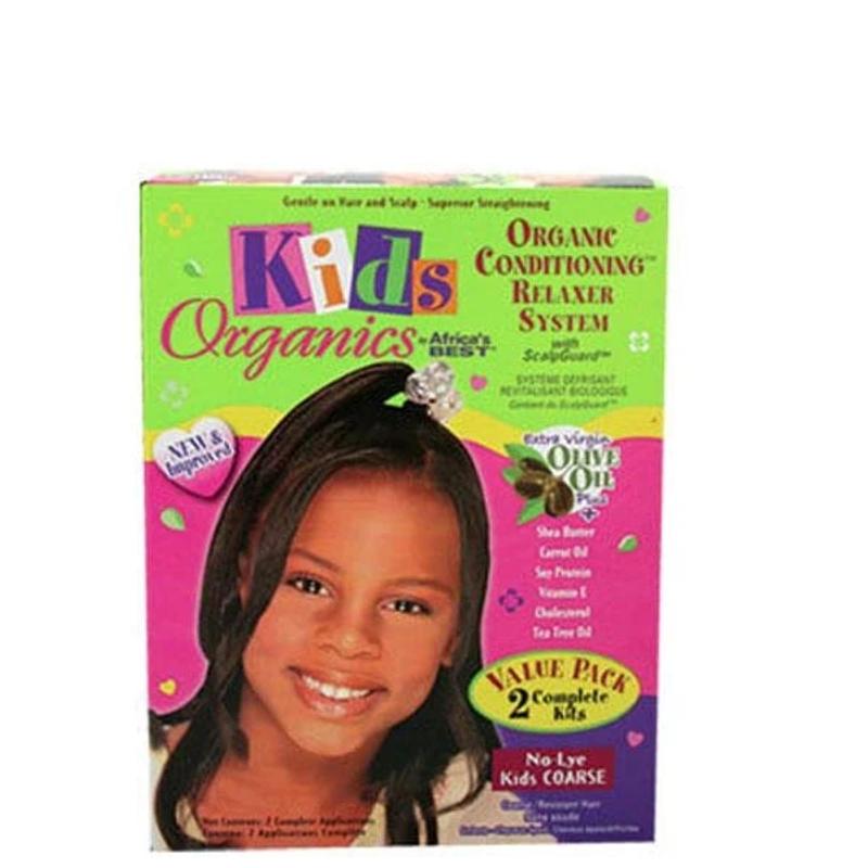 Africa'S Best Relaxer for Kids with Coarse Hair, 2 Kits
