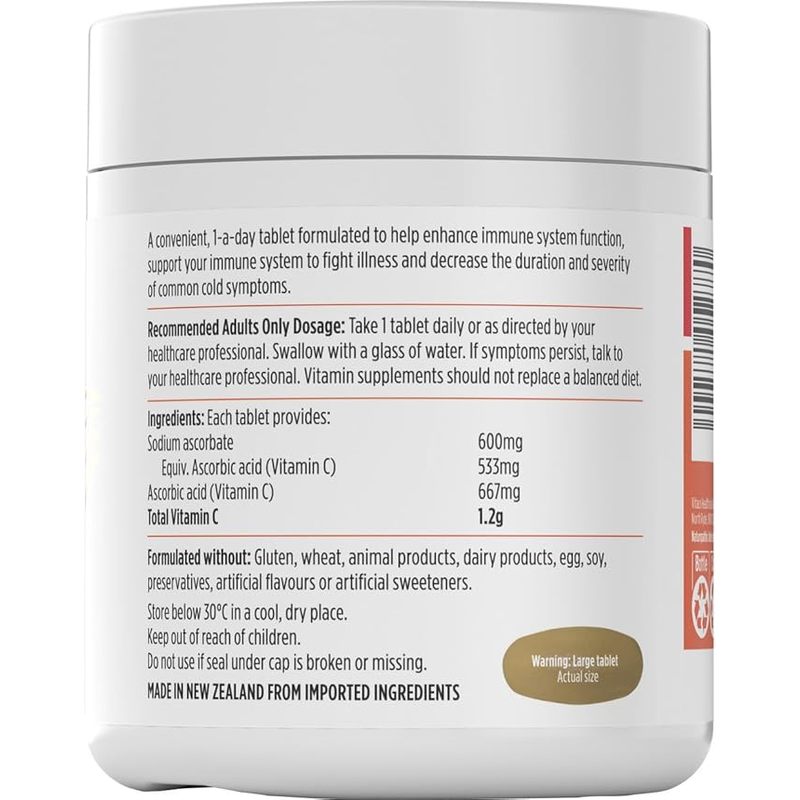 Nutra-Life High Strength Vit C 1200mg 150t - Image 2