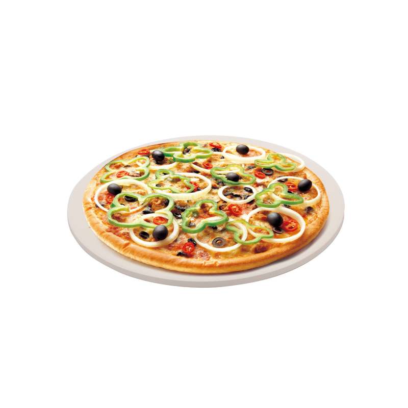 TEMU Heat-resistant Bbq Pizza Stone - 33cm