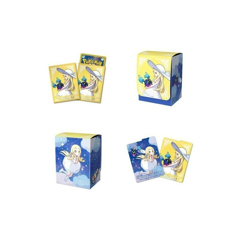 TEMU ゲーム MEGA リーリエ デッキシールド セット ポケカ