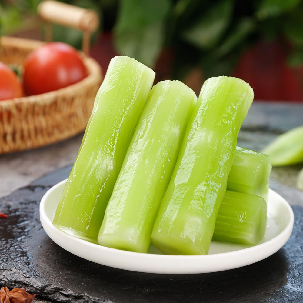 TEMU Frozen Lettuce System 250g Crisp And Refreshing Chinese Vegetables And Ingredients, Ideal For Stir-fries And Pickles.