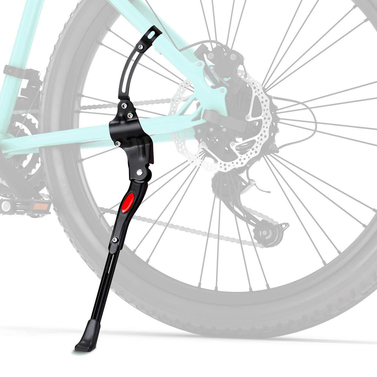 TEMU Adjustable Length Bicycle Kickstand For 24"-28" Bikes - Durable Aluminum Universal Stand For Mountain Bikes, Road Bikes, , And More