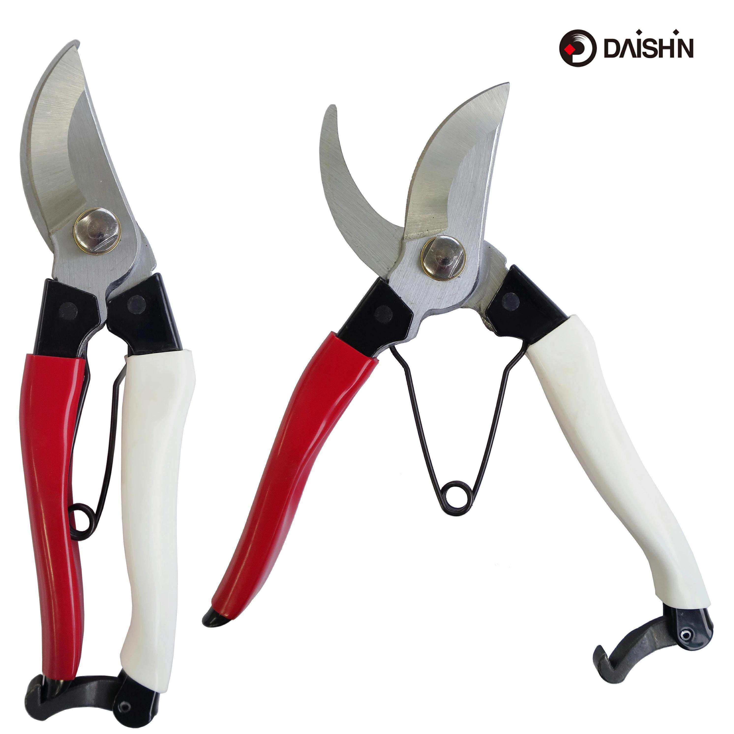 TEMU Stainless And White Pruning Shears - Lightweight, Easy-to-use Gardening Tools For Women, Home Gardening, Agriculture, And Harvesting -