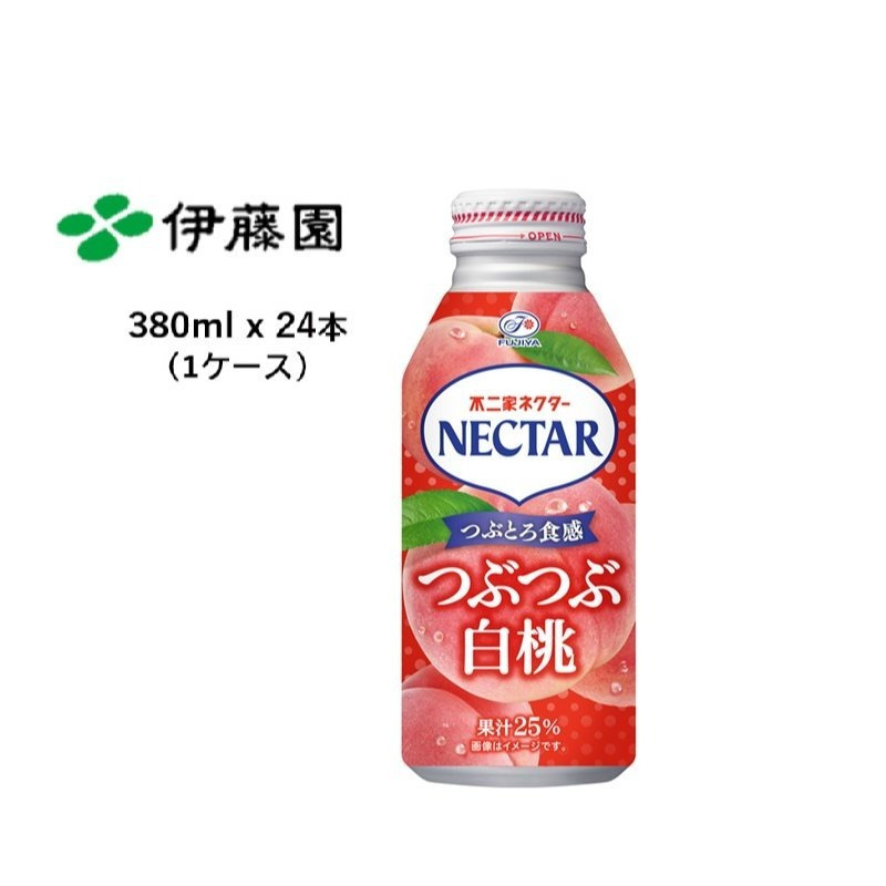 伊藤園 ネクター 白桃 380g ボトル缶 24本入り 1ケース ドリンク