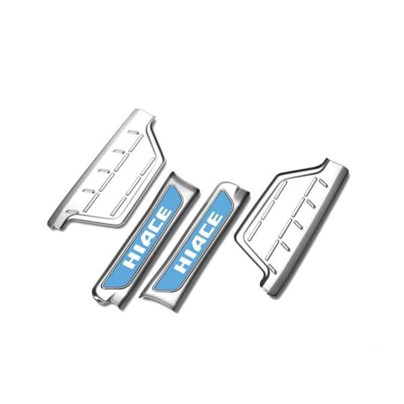 200系 フロント ステップ カバー ステンレス シルバー 左右セット kdh200 trh200系 1型 2型 3型 4型 5型 6型 対応 スカッフプレート: retailer-supplied image