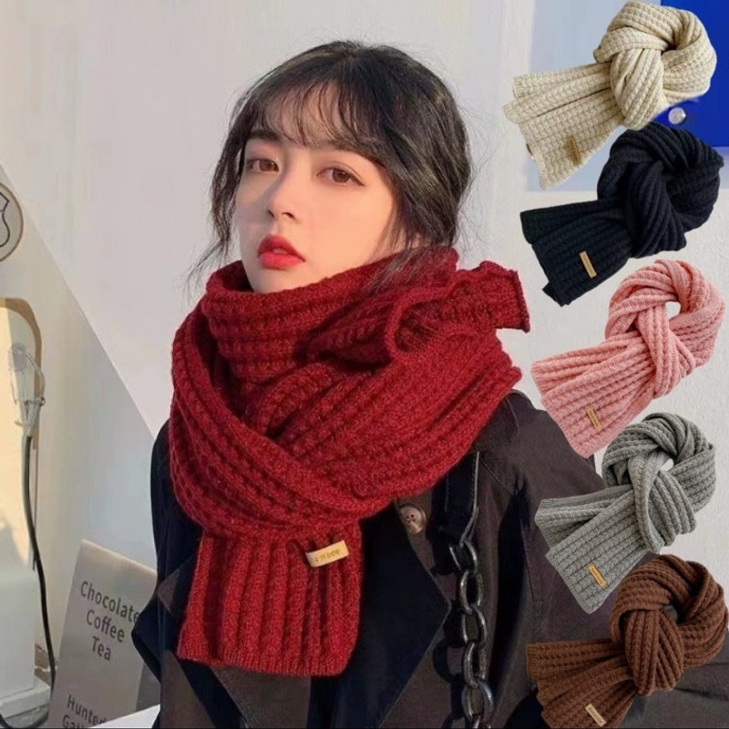 TEMU 롱머플러 머플러 목도리 롱목도리 목도리니트 겨울목도리