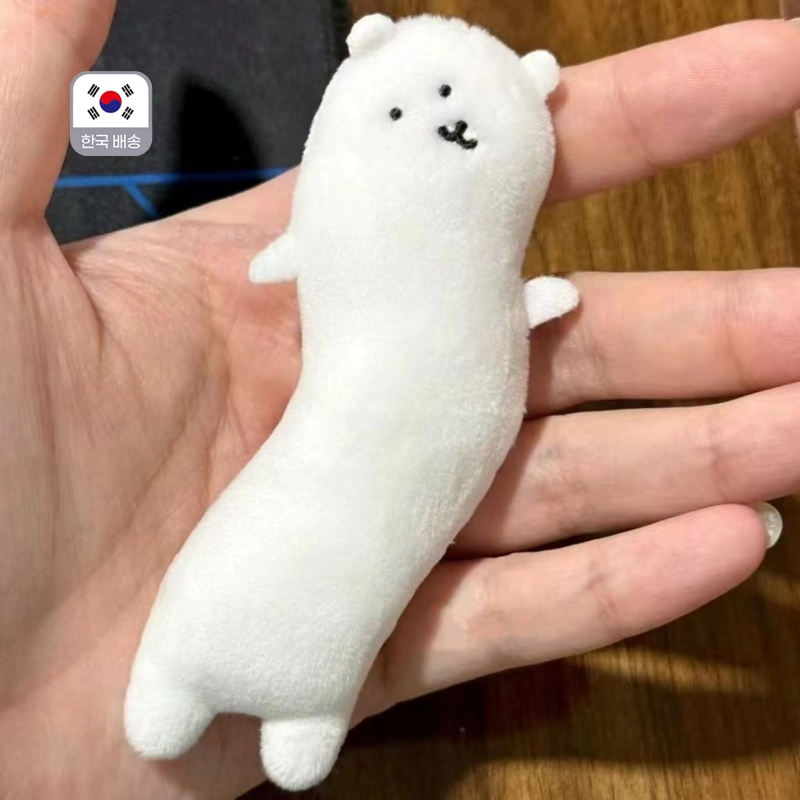 TEMU 1+1 흐느적 게으른 곰 스트랩 스마트 키홀더 키링