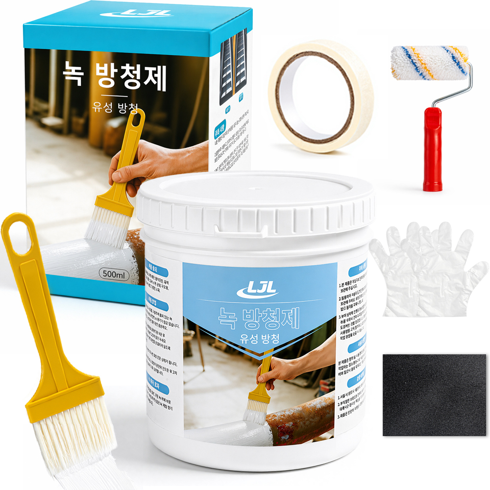 TEMU 녹 제거제 (Rust remove agent) 하얀색 녹 제거 방청 코팅제 녹 변환제 금속 철문 철판 녹 방지 가정용 실외 사용 자동차 부품 자전거 간편 도포 유지 관리용