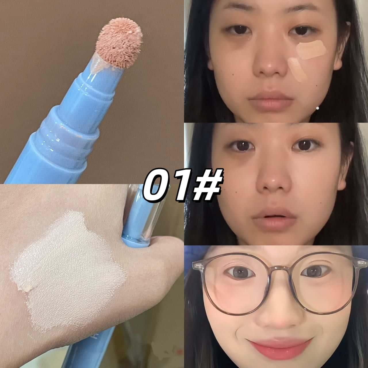 TEMU 슬림 밀착 컨실러 듀오 스틱 섀딩 하이라이터 입체 음영 톤업 잡티 커버 리퀴드 파운데이션 베이스