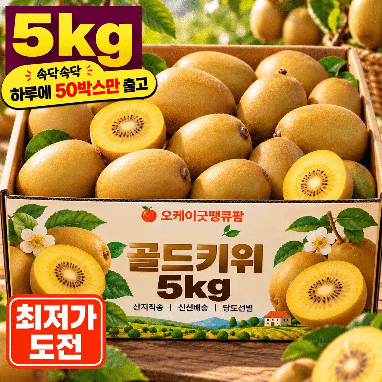 품목 사진 [시크릿특가] 산지직송 골드키위 5kg