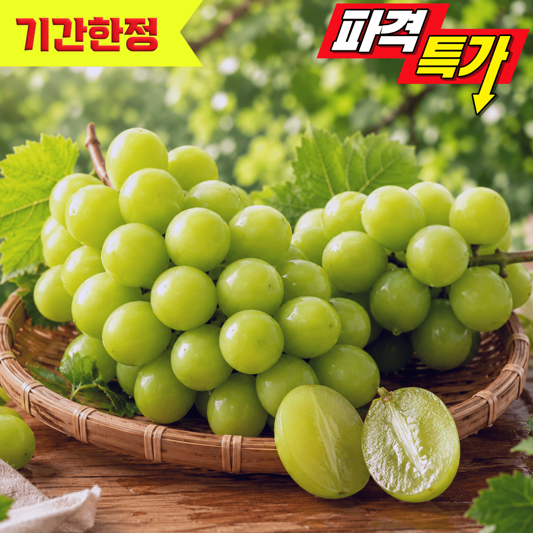 TEMU 산지직송 고당도 씨없는 샤인머스켓 포도