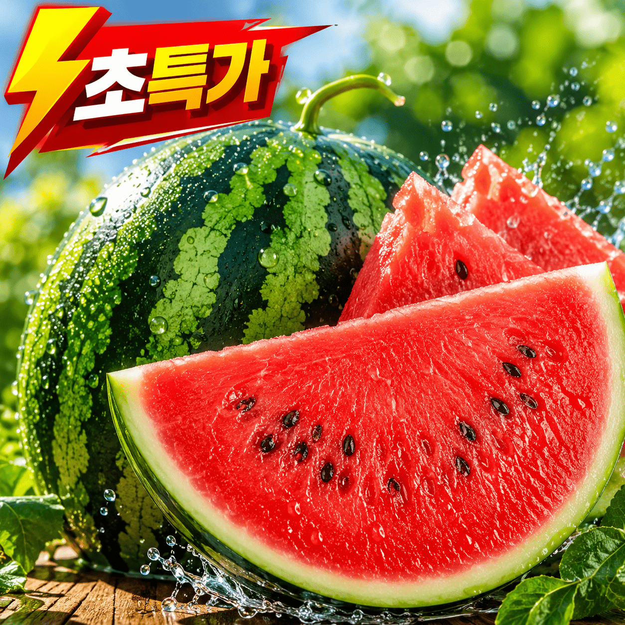 TEMU [원가판매]꿀당도 수박 못난이 기박