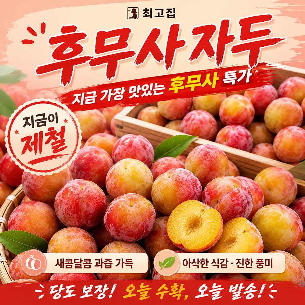 TEMU 새콤달콤 제철 후무사 자두