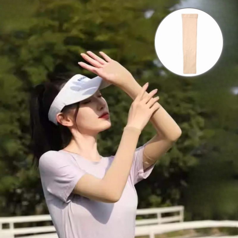 TEMU 여름 골프 팔토시 햇빛차단 손등커버 부드러운 데일리