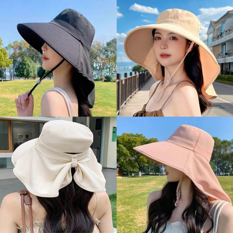 TEMU 자외선차단썬캡 여성썬캡 썬캡 여자썬캡모자 여성용 물놀이 휴양지 와이드