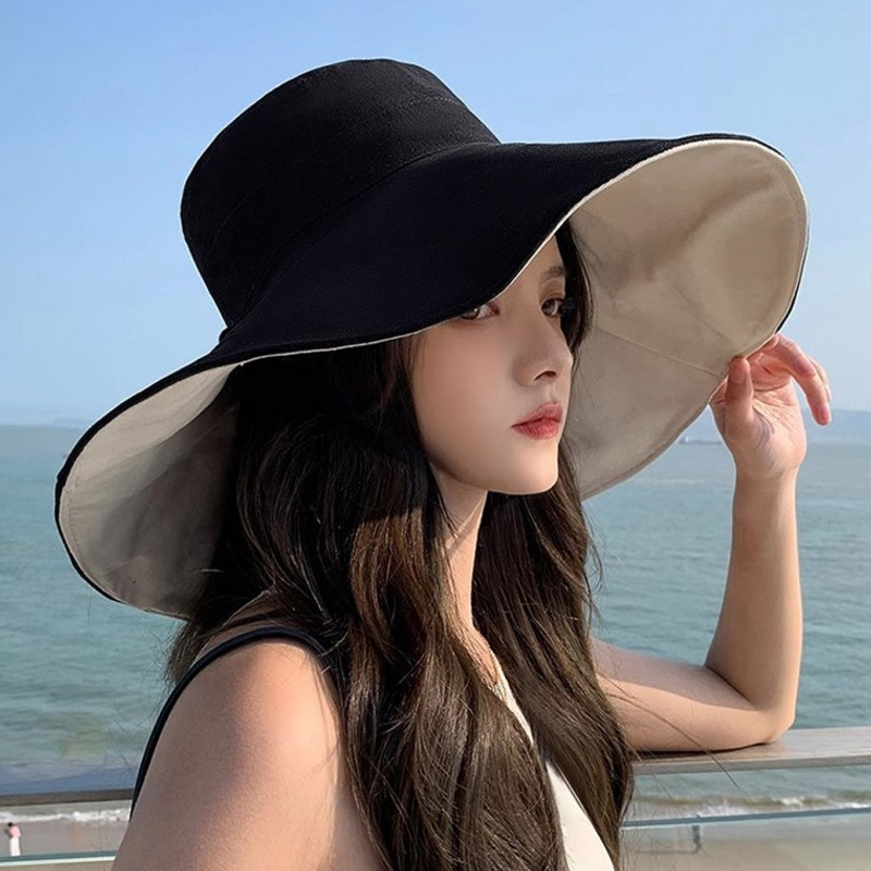 TEMU 양면모자 리버서블모자 챙모자 와이드챙모자 사파리모자