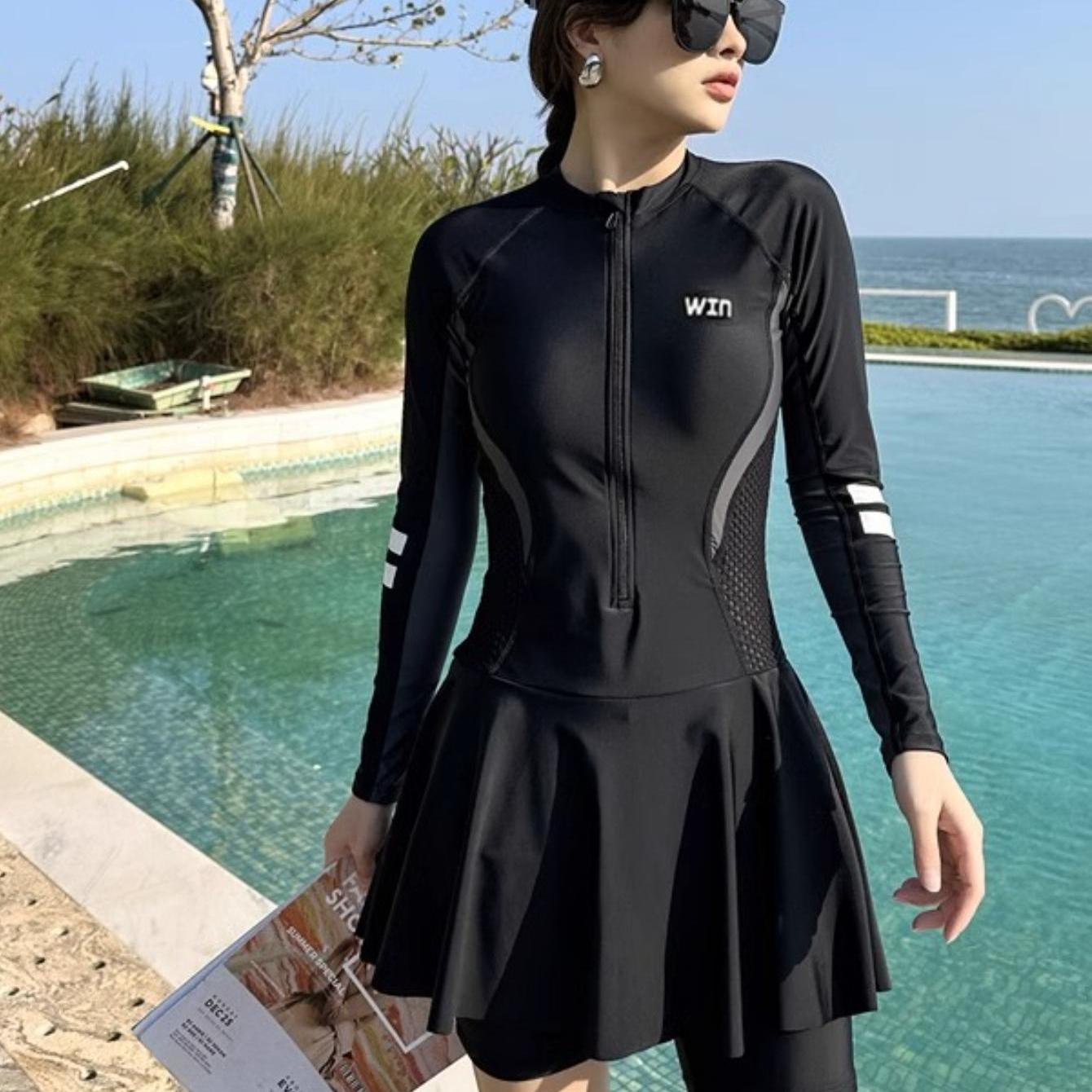 TEMU 여성 수영복 여름 여성 원피스 슬림핏 수영장 수영