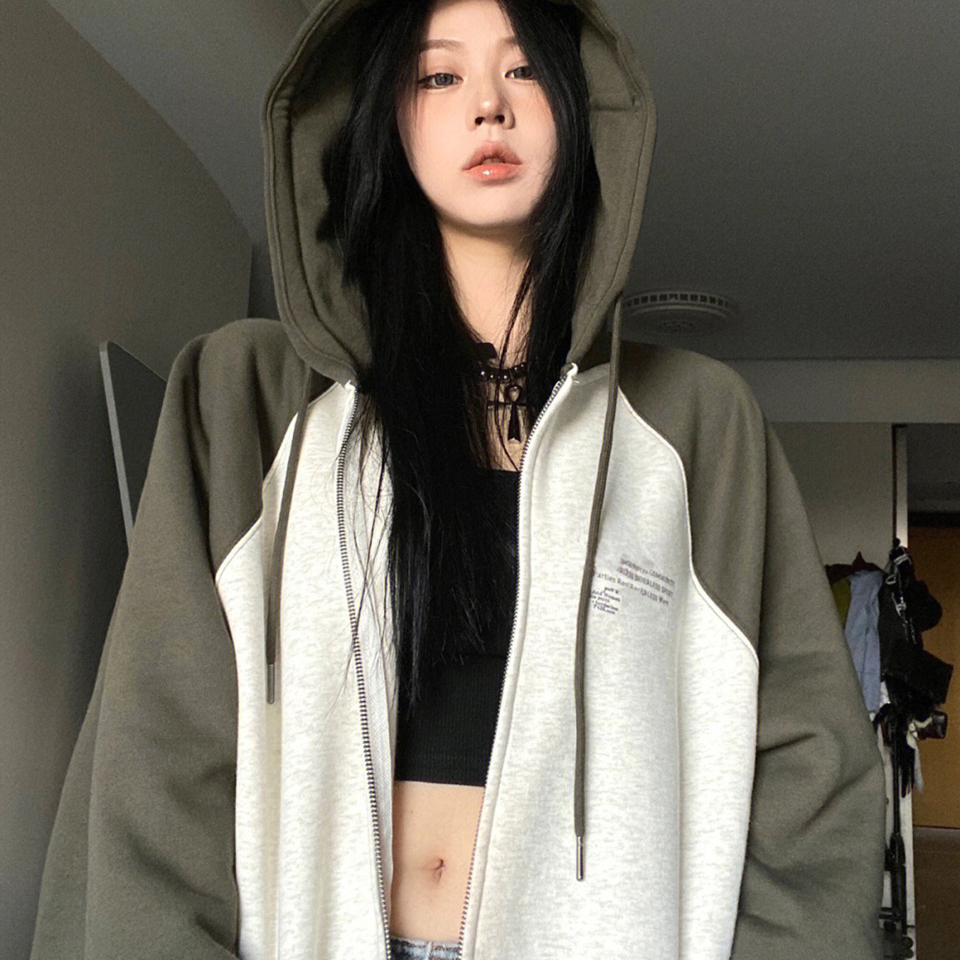 TEMU 얇은 스웨터 한국식 가을 니치 인스타 루즈핏 코트 여성용 스웨터